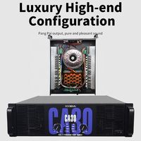 Amplificateur de puissance professionnel 2 canaux CA2 CA4 CA6 CA9, amplificateur audio stéréo 2U stable pour montage en rack, pour les performances de groupe sur scène