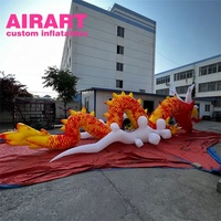 Prix d'usine Dragon gonflable géant, Boules animales Dragons chinois gonflables pour décoration extérieure