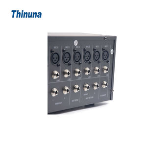 Thinuna <span class=keywords><strong>RMX</strong></span>-6404A 20w 12 canaux Système <span class=keywords><strong>de</strong></span> sonorisation avec enceintes en rack professionnelles USB Effets Mixeur audio - Product Image 3