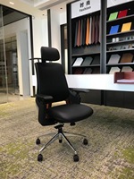 Chaise de bureau de direction ergonomique à dossier haut en cuir synthétique, siège pivotant, base en aluminium, certifiée BIFMA, chaise de bureau pour manager