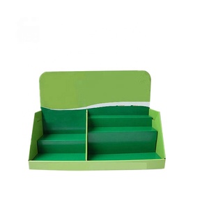 Custom eco-friendly PDQ Display Box moderno portatile griglia perforata banco di cartone Stand per la vendita al dettaglio Merchandising - Product Image 5