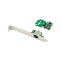 ST7227 Mini PCI-Express RTL8111F Kartu Jaringan Server Berkabel Gigabit Internal Port Tunggal RJ45 Tersedia