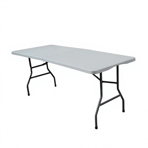 Mesa de Comedor Rectangular Plegable Moderna, Portátil, para Exteriores, Estilo Rústico, Muebles para el Hogar - Product Image 3