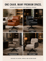 Fauteuil d'appoint moderne OEM ODM avec revêtement en cuir pleine fleur ou en tissu chenille haut de gamme, idéal pour les meubles de chambre d'hôtel