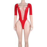 Vêtements de danse exotiques tenues de club brillantes G-Thong Costumes de performance en gros Body sexy Robe de scène en strass Justaucorps