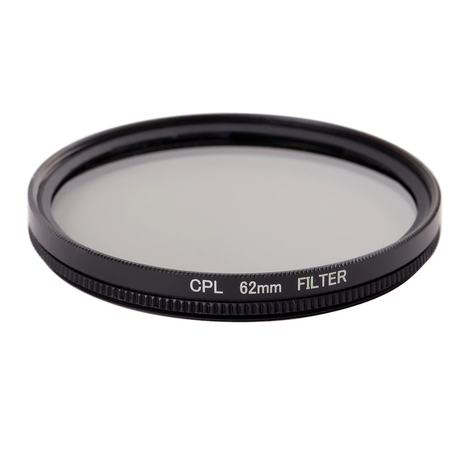62 mm CPL Circular Polarizing PL Lens Filter for Canon Nikkor Sony Cameras