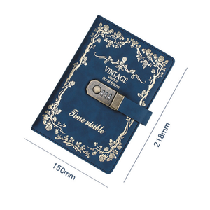 Cahier de couverture personnalisé en cuir PU gaufré cadeau couverture rigide en cuir planificateur Journal technologie bas prix Faux cuir <span class=keywords><strong>livre</strong></span> boîte - Product Image 4