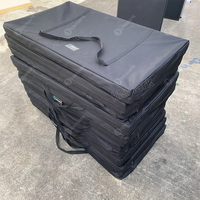 Cabina de DJ Profesional Plegable de 5 Paneles, Soporte Móvil para DJ con Bolsa de Transporte para Eventos de DJ