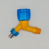 Chine prix d'usine Triangle poignée Bibcock ABS plastique Bibcock robinet d'eau Transparent pour le contrôle de l'eau