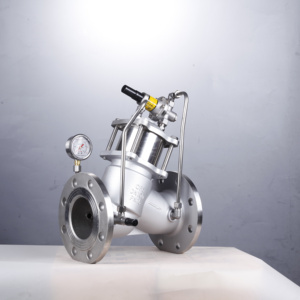 Điều khiển tự động thép không gỉ 304 bể nước f745x màng từ xa xiên phao thủy lực mực nước van điều khiển góc - Product Image 5