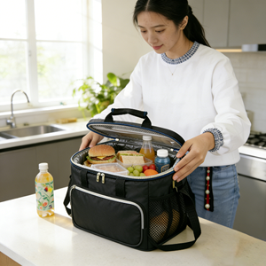 Customized Logo Promotion Non Woven Insulated <strong>Lunch</strong> <strong>Bag</strong>,Reusable Thermal Food <strong>Bag</strong>,Insulation <strong>Cooler</strong> <strong>Bag</strong> for Foods - Product Image 6
