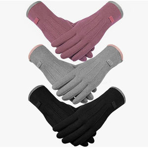 Guantes Delgados y Cálidos de Poliéster con Pantalla Táctil, Logotipo Personalizado, Guantes de Viaje Diarios para Mujer - Product Image 2