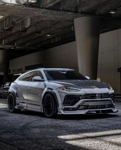 Kit carrosserie pour Lamborghini Urus : Lame avant, jupes latérales, diffuseur, spoiler, capot et extensions d'ailes en fibre de carbone style LB pour Urus amélioré - Product Image 5