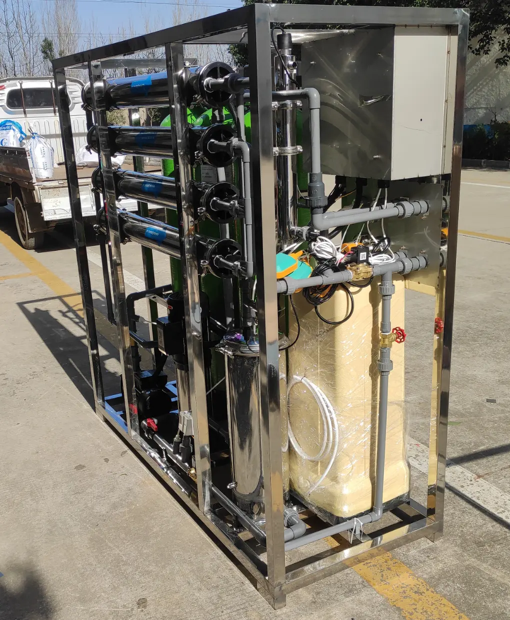 UF система 2000 LPH 250lph цена для 1000 L. 2000L в час очиститель воды для очистки воды и продаж системы RO с предварительной обработкой