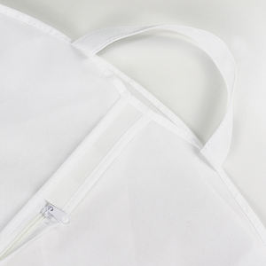 Eco-Friendly White Long <strong>Wedding</strong> <strong>Dress</strong> <strong>Garment</strong> <strong>Bag</strong> Non-Woven Bridal Gown with Custom Logo Foldable and Zipper Closure - Product Image 4