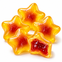 Bonbons gélifiés en forme d'étoile pour Pâques, pour enfants, avec logo personnalisé, service de fabrication OEM