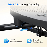 Wellshow-Moniteur LCD portable pour machine de ski, capacité de 300 lb, entraînement complet du corps, bandes de résistance, tour de taille