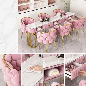 Mesa y Silla de Manicura de Nuevo Estilo en Oferta, Mesa de Uñas Multifuncional, Muebles de Manicura para Salón de Belleza - Product Image 3