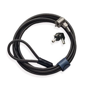 Cable de Seguridad Antirrobo para Portátil de Aleación de Zinc y Acero de 200 mm de Largo y 5 mm de Diámetro para Protección de Computadoras Portátiles - Product Image 1