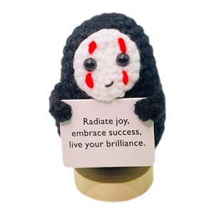 Regalo creativo per gli <span class=keywords><strong>amici</strong></span> bambola di natale all'uncinetto fatto a mano in <span class=keywords><strong>maglia</strong></span> di peluche - Product Image 3