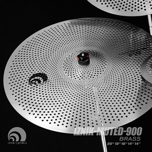 Beatello IZNIK Juego de platillos de latón de 14 pulgadas Mute Hi-Hat 16 + 18 pulgadas <span class=keywords><strong>Crash</strong></span> 20 pulgadas Ride Pack Tambores de bajo volumen Gong & Cymbals" - Product Image 4