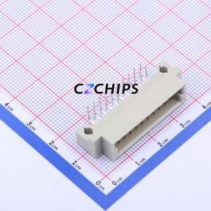 3511220BMRS0BNA2 Board-to-Board & Backplane Connector Bent Lead Through Hole,P=2.54mm Connector 20P 2.54mm Right Angle Insert 2 - Product Image 1