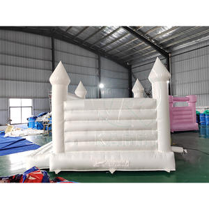 Castillo Inflable Blanco para Exteriores, Brincolín Inflable para Fiestas Infantiles, Moonwalk Inflable - Product Image 5