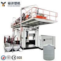 Máquina de Moldeo por Extrusión y Soplado de Plástico con Monitoreo Inteligente por PLC para Tanque de Agua Agrícola de HDPE de 2000L y 3 Capas