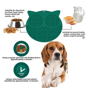 Alfombrilla Interactiva para Perros con Relieves y Ranuras para Aliviar la Ansiedad, Diseño de Alimentación Lenta, Antideslizante, de Silicona - Product Image 5