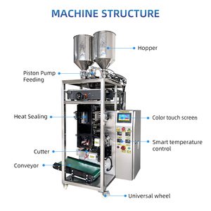 Hai làn dầu gội đầu và điều hòa Sachets máy đóng gói Gói nước sốt đa dòng máy đóng gói chất lỏng - Product Image 2