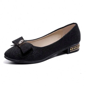 IStapromo regalos <span class=keywords><strong>baratos</strong></span> cómodos puntiagudos Slip on Glitter Flat Bowknot Ballet Flats Zapatos de vestir para mujeres - Product Image 5