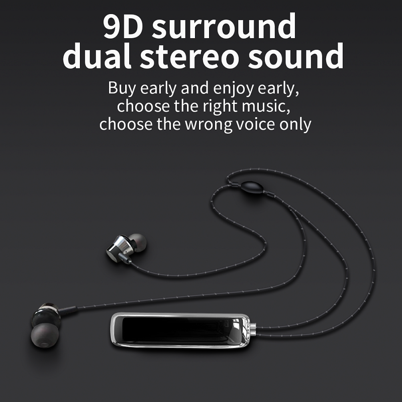 9D Surround Wireless Earphone TWS Connect With Selfie Function Couple Model Dual Stereo Bluetooth Headset Metal Earphones