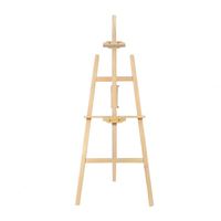 Natürliches Kiefernholz-Atelier-Staffelei, verstellbarer Dreibein-Bodenständer 70cm-175cm für Landschafts- und Porträtmalerei