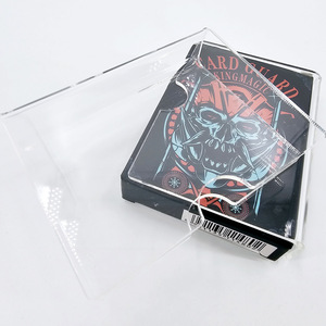 Porta Tarjetas Transparente, Cubierta de Acrílico para Tarjetas, Accesorios de Magia para Tarjetas, Protector de Cartas de Juego - Product Image 4
