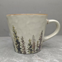 Elk Drinkware White Bear Tasses à café Creative Christmas Reactive Glaze Mugs for Care Package