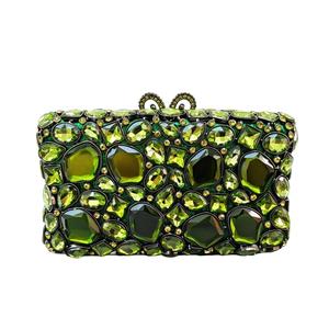 Bolso de Noche Elegante Transparente con Gemas para Mujer, Cartera de Lujo con Pedrería, Bolso de Mano Brillante para Club Nocturno o Festival - Product Image 3