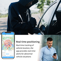 Mini Rastreador GPS Portátil con Seguimiento Magnético en Tiempo Real Cobertura Global Completa Red GSM 4G LTE para Vehículos Niños Perros Camiones