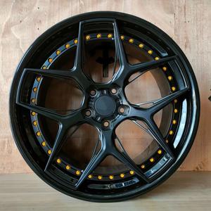Rines de Auto de Carreras de Aleación 6061-T6 Forjados de 19-24 Pulgadas, Nuevos Rines Personalizados de 2 Piezas - Product Image 4