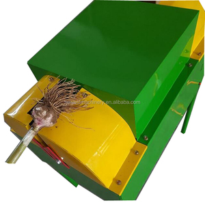 新鲜大蒜茎叶和切根器大蒜根茎切割机大蒜加工设备