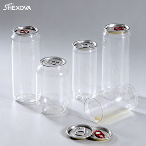 Venta de Fábrica: Latas de PET para Bebidas, Jugos, Leche, Té y Pasteles, con Tapa, Desechables, Ecológicas, 250ml/330ml/500ml, con Logotipo Personalizado - Product Image 1