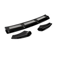 Difusor de Parachoques Trasero ABS Negro Brillante Línea S para Audi A3 S3 8Y 2020 2024