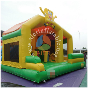 Castillo Inflable con Tobogán Temático <span class=keywords><strong>de</strong></span> <span class=keywords><strong>Bob</strong></span> <span class=keywords><strong>Esponja</strong></span>, <span class=keywords><strong>de</strong></span> Grado Comercial, para Fiestas y Eventos, Juego Seguro para Niños - Product Image 2