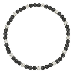 Collier de perles en strass colorés, design sphérique géométrique, bijoux perlés tendance pour le quotidien, style européen et américain - Product Image 5