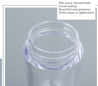 Auriculaires — bouteille en plastique acrylique 60ml, récipient avec capuchon, poudre de protéines, pour le sport, nourriture