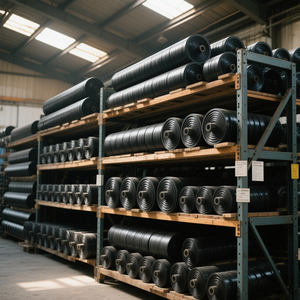 أسطوانة طباعة مطاطية مقاومة للأحماض والقلويات من مادة البولي يوريثين ، بكرة ضغط دوارة للضغط على الأسطوانة المطاطية من مادة البولي يوريثين - Product Image 5