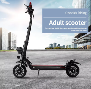 Trottinette électrique 2026 <span class=keywords><strong>Teverun</strong></span> <span class=keywords><strong>Fighter</strong></span> <span class=keywords><strong>Mini</strong></span> Pro 60V 25A Batterie BMS intelligent APP Double moteur 2000W 200kg 65km/h Pneu 10 pouces - Product Image 1