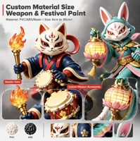 Figurine d'action personnalisée en PVC, série de fêtes, développement de dérivés IP OEM/ODM, modèle de personnage de collection, cadeau de festival, jouet