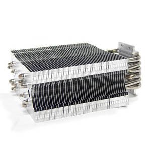 Boîtier d'ordinateur personnalisé en usine 4 caloducs dissipateur de chaleur <span class=keywords><strong>CPU</strong></span> en aluminium avec refroidissement par ventilateur <span class=keywords><strong>CPU</strong></span> - Product Image 4