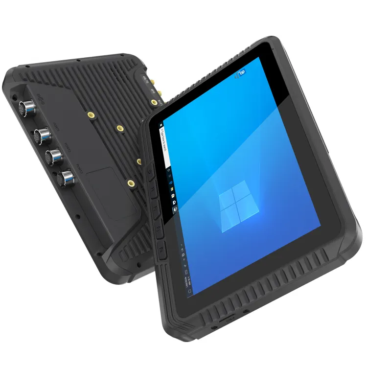 GENZO 8/10 inch Intel N5100 Rugged vehicle mounted Tablet Win-dows with VESA And RAM GPS Antenna Rugged Car tablet win-dows 11