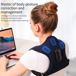 Attelle de soutien dorsale réglable et correcteur de posture pour hommes/femmes - <span class=keywords><strong>Sangle</strong></span> de <span class=keywords><strong>massage</strong></span> respirante pour les épaules - Soulagement de la douleur au cou - Product Image 6